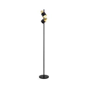 Eglo Eglo 79376 - Stojací lampa FIUMARA 2xE27/60W/230V černá/zlatá obraz
