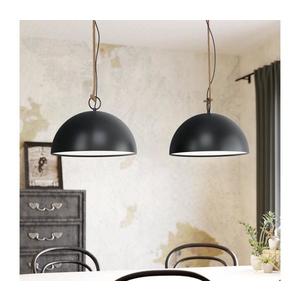 Eglo Eglo 78444 - Lustr na lanku HODSOLL 2xE27/40W/230V černá/hnědá obraz
