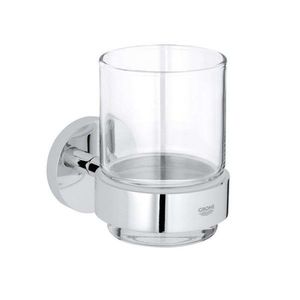 GROHE Essentials Sklenička s držákem, chrom 40447001 obraz