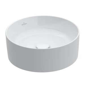 VILLEROY & BOCH Collaro Umyvadlo na desku, průměr 40 cm, alpská bílá 4A184001 obraz