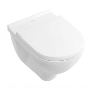 VILLEROY & BOCH O.novo Závěsné WC, DirectFlush, AntiBac, CeramicPlus, alpská bílá 5660R0T2 obraz