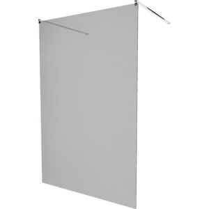 MEXEN/S KIOTO samostatně stojící sprchová zástěna 100 x 200, grafit, chrom 800-100-002-01-40 obraz