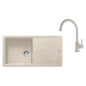 FRANKE Sety Kuchyňský set G280SA, fragranitový dřez BFG 611 a baterie FC 6018.082, sahara 114.0700.813 obraz