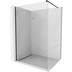 MEXEN/S Kioto Sprchová zástěna WALK-IN 105 x 200, transparent 8 mm, černá 800-105-101-70-00 obraz