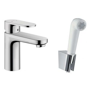 HANSGROHE Vernis Blend Umyvadlová baterie s ruční sprchou Bidette, chrom 71215000 obraz