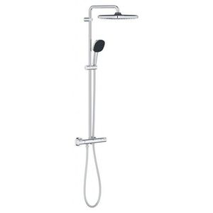 GROHE Vitalio Comfort Sprchový set s termostatem, 25x25 cm, 2 proudy, chrom 26696001 obraz