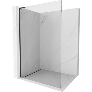 MEXEN/S Kioto L Sprchová zástěna WALK-IN 105 x 200, transparent, černá 800-105-103-70-00 obraz