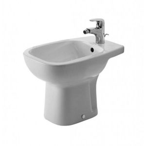 DURAVIT D-Code Stojící bidet, 350x540 mm, otvor pro baterii, bílá 22381000002 obraz