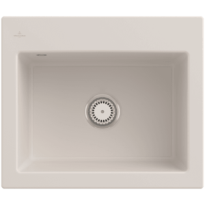 Keramický dřez Villeroy & Boch Subway 60 S, 330901KR, Cream 330901KR obraz