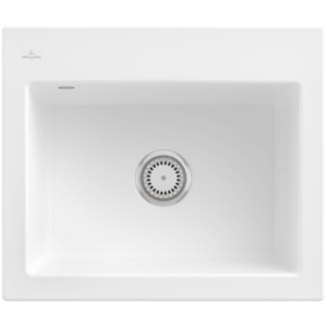 Keramický dřez Villeroy & Boch Subway 60 S, 330901RW, Stone White 330901RW obraz