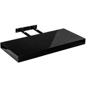 STILISTA VOLATO 31056 Nástěnná police - lesklá černá 70 cm obraz