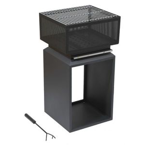 Cattara 88273 CATARRA Ohniště CUBE s mřížkou, 74 cm obraz