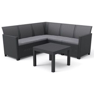 Allibert 91122 CLAIRE 5 SEAT CORNER set, grafit obraz