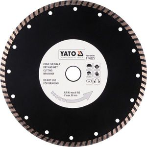 Kotouč řezný diamantový 230 x 22, 2 x 3, 1 mm turbo obraz
