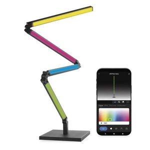 EMOS GoSmart RGB Černá LED stolní lampička 175cm 20W s WiFi ZCW34BR obraz