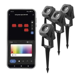 EMOS GoSmart RGB+CCT Startovací sada LED bodových svítidel 7W IP65 s WiFi, 4 kusy ZIW194R obraz