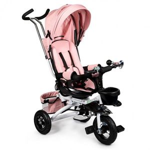 ECOTOYS Dětská trojkolka DELUX růžová obraz