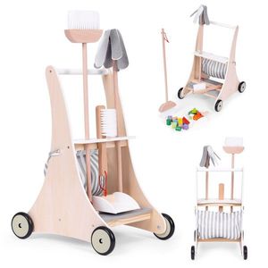 Dětská úklidová sada PLAY ECOTOYS hnědá obraz