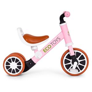 Dětské odrážedlo 2v1 SLOW ECOTOYS růžové obraz