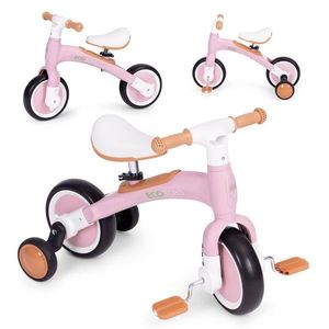 Dětské odrážedlo 3v1 COMBO ECOTOYS růžové obraz