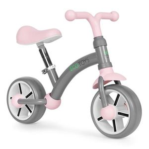 Dětské odrážedlo EVA ECOTOYS šedé/růžové obraz