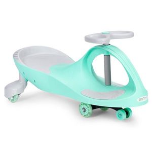 Dětské odrážedlo PLAY ECOTOYS s LED koly zelené/bílé obraz