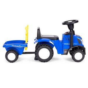 MULTISTORE Dětské odrážedlo TRACTOR s vozíkem modré obraz
