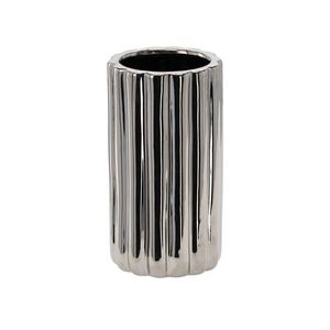 Garden Line Keramická váza SILVER stříbrná obraz