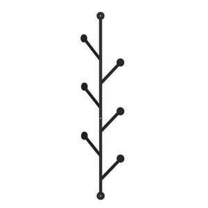Kalune Design Kovový věšák PONPON 22 cm černý obraz