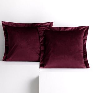 Sada 2 ks povlaků na polštáře AmeliaHome Velvet Side červená, velikost 50x70 obraz