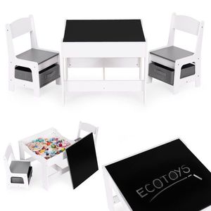 Sada dětského nábytku HOME ECOTOYS bílá obraz
