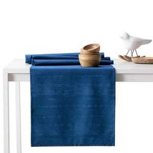 Sada ubrusu a běhounu na stůl AmeliaHome VESTA 115x300+35x300 cm indigová obraz