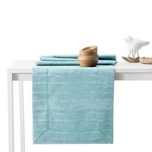 Sada ubrusu a běhounu na stůl AmeliaHome VESTA 115x300+35x300 cm modrá obraz