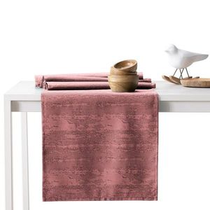 Sada ubrusu a běhounu na stůl AmeliaHome VESTA 115x300+35x300 cm růžová obraz