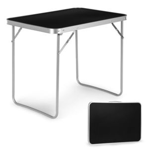 MultiGarden Skládací turistický stůl Veloca 80x60 cm černý obraz