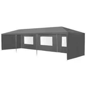 MultiGarden Skládací zahradní párty stan ETERA 3x9 m šedý obraz