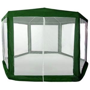 MultiGarden Skládací zahradní párty stan s moskytiérou NEILKE 2x2 m zelený obraz