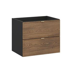 Comad Skříňka pod umyvadlo Talia Casella 60 cm černý mat/dub casella obraz