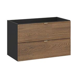 Comad Skříňka pod umyvadlo Talia Casella 80 cm černý mat/dub casella obraz