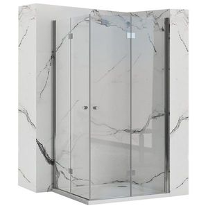 Sprchová kabina Rea Fold N2 transparentní, velikost 110x110 obraz