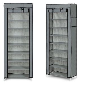 MODERNHOME Textilní botník GARDEROBE 58x28x161 cm šedý obraz