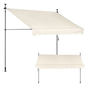 MultiGarden Upínací balkonová sluneční markýza KLODZ 300x120 cm béžová obraz