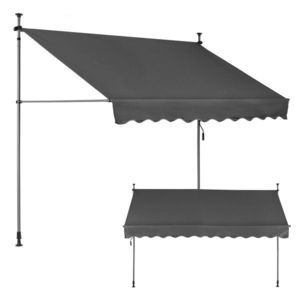 MultiGarden Upínací balkonová sluneční markýza KLODZ 300x120 cm šedá obraz