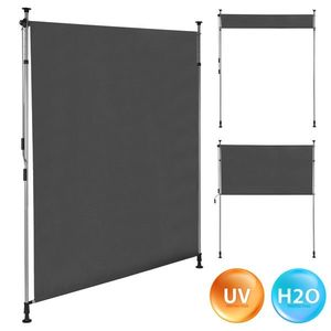 MultiGarden Výškově nastavitelná upínací markýza PULSE 180x220 cm antracitová obraz