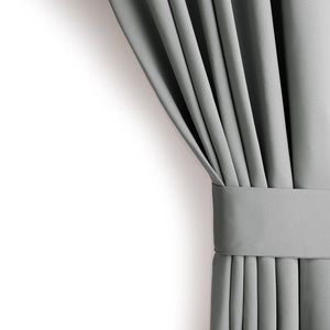 Závěs s kroužky AmeliaHome Blackout 140x270 cm stříbrný, velikost 140x270 obraz