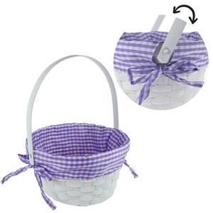 Arpex KOŠÍK VELIKONOČNÍ S UBROUSKEM 19X25 CM obraz