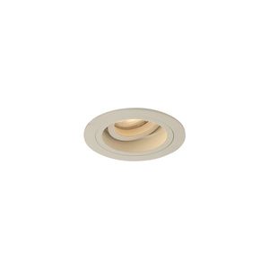 Sada 6 moderních zapuštěných bodových světel béžová GU10 50mm otočná a naklápěcí - Chuck obraz
