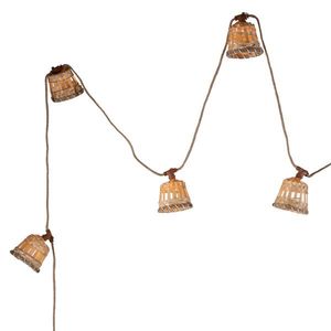 Moderní venkovní světelný řetěz 8m vč. LED 10 světel - Aurora obraz