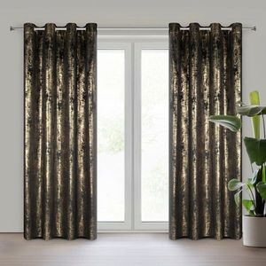 ArtFir Závěs RENIA K | černá 140 x 250 cm obraz