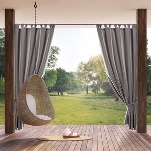ArtFir Závěs na terasu GARDEN PU | tmavě šedá 155 x 240 cm obraz